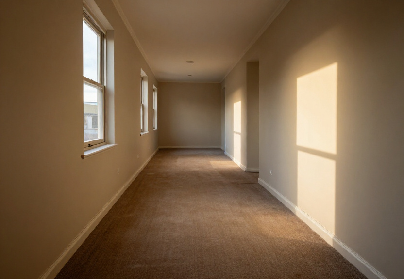 Restored living room in Clemton Park with dry carpet and clean walls